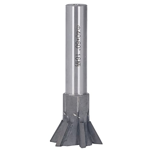 Fresa A Coda Di Rondine In Metallo Duro A 2 Taglienti, Metrica