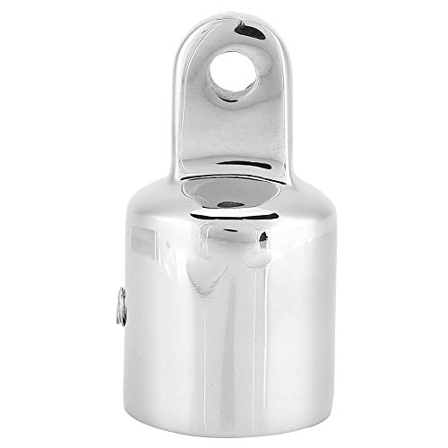 Msiud Accesorios de Tapa Superior, Accesorios Tapa de Toldo para Barco, Tubo Redondo Externo Acero Inoxidable 316, Soporte Hardware Toldo Barco Superiores Barcos con Deslizante Extremos Externos