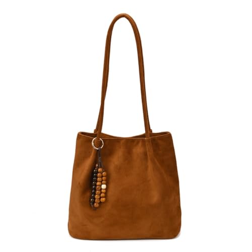 Bolsa Tote de Ante para Mujer Vintage miniatura 1