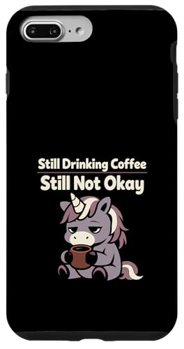 Coffee Is My Copilot �G�X�v���b�\ �o�[���A�E�g ���[���A �X�}�z�P�[�X iPhone 7 Plus/8 Plus �p