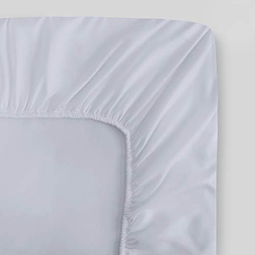 Fabdreams 100% Organic Cotton Percale Weave Full Size Sheet Set | 300 Thread Count | GOTS Certified | Long Staple Cotton | Cool Crisp Breathable | Fits Upto 17" Deep Pocket | Lilac