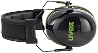 Uvex K10 faltbare Gehörschutzkapsel - 30 dB Dämmung - Schwarz/Grün – Ansicht 4
