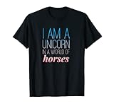 Unicorn In A World Of Horses Shirts
