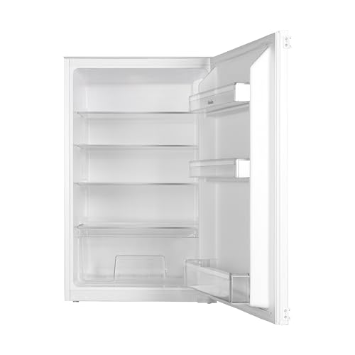 Amica EVKS 16172-1 Einbaukühlschrank 88 cm Nische Schlepptür Inverter Kompressor 135 L LED Beleuchtung Tür-Offen-Alarm