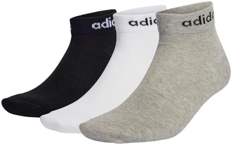 adidas Think Linear Ankle Socks 3 Pairs Unisex – Adult (Pack of 1) image 4