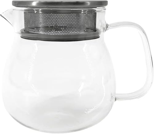 ティーポット コーヒーサーバー 急須 ガラスポット 直火 茶こし一体型蓋 耐熱ガラス 電子レンジ 食洗機対応