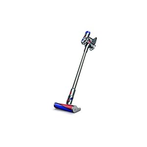 Dyson V8 Fluffy + zak- en draadloze handstofzuiger (incl. 2 elektrische borstels Flexi voegenzuigmond, met nikkel-kobalt-aluminium accu, wandhouder en laadstation)