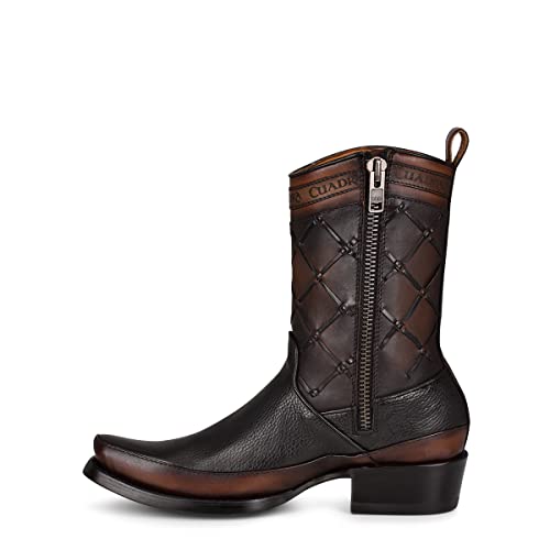 Cuadra Men's Boot in Bovine Leather with Zipper Black4