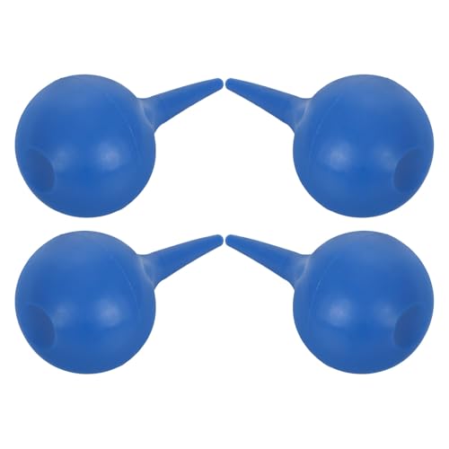 WEKADRIN Lot De 4 Poires Auriculaires À Eau Pour Retirer Le Cérumen Outil De Massage Et De Nettoyage Des Oreilles Poire Portable Bleue Pour Le Lavage Des Oreilles