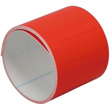 SIGNET 99884 Red Fluorescent Tape, 1.8 inches 45 mm x 3.3 ft 1 m