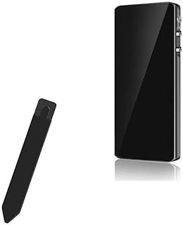 BoxWave Stylus Pouch Compatible with Deelife M390 - Stylus PortaPouch, Stylus Holder Carrier Portable Self-Adhesive for Deelife M390 - Jet Black