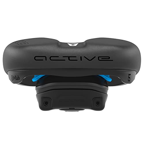 602 M-D Active 2.1, Trekking & City SQlab Bicycle Saddle, Black, 14 cm - Image 2