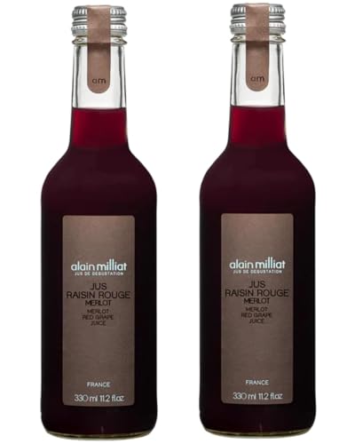 アランミリア メルロー種 赤 グレープ ジュース 330ml x2 ノンアルコール