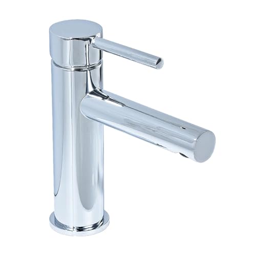 Grifo de latón antiguo moderno para lavabo de baño monomando 2