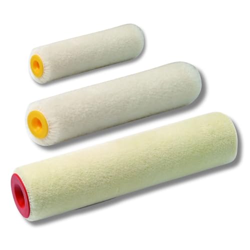 DD Composite Lackwalzen Velour Sets solide Farbwalze für ein perfektes Oberflächen-Finish lösemittelbeständig Flor 4mm