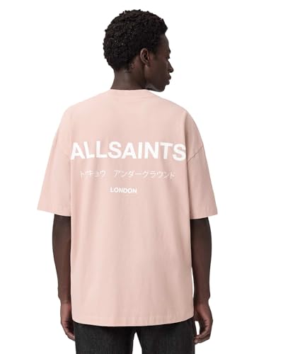 Image of AllSaints Men's Underground Oversized Short Sleeve Crew Neck Shirt