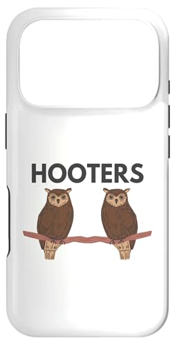 陽気なフーターズ ブラウンフクロウ 面白いフクロウ ミームデザイン スマホケース iPhone 17 Pro 用
