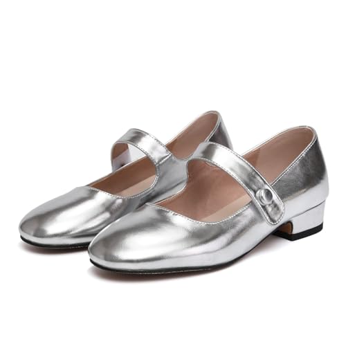 Girls' Ballroom Dance Shoes Mary Jane Party Wedding Princess Dress Shoes Toddler/Little Kid/Big Kid, Model DS-180702