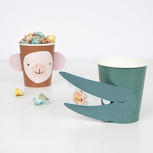 Meri Meri Animal Parade Character Cups (Pack of 8)