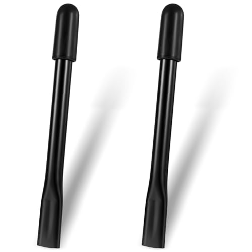 Hariendny Wheelchair Brake Extenders, 2PCS Handle Extenders, Black, 8.6 Inch, Stainless Steel