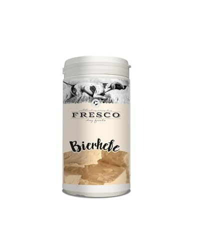 Fresco Bierhefe | 500 g | Ergänzungsfuttermittel für Hunde | Reines Naturprodukt | Enthält sämtliche B-Vitamine, Biotin, Mineralstoffe und hochwertiges Eiweiß | Appetitanregend