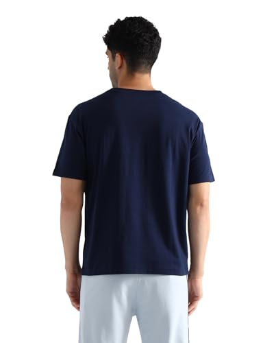 Image of U.S. Polo ASSN. Mens OEE04 Pure Cotton Oversized Lounge T-Shirt