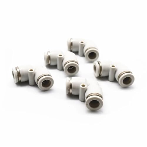 Codo neumático de 4 mm accesorio de unión rápida de plástico para manguera de aire DASEB 5