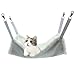 YFFSFDC 猫 ハンモックキャット 吊り下げ 椅子 ケージ用 ふわふわ 極上の肌触り大きい 最大耐荷重10KG サイズ調整可能 38cm x 48cm ペット遊び場 金具丈 両面使用 取り付け簡単