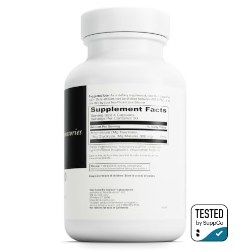 DAVINCI Tri-Mag 300, 120 Capsules (30 Servings) - image 2