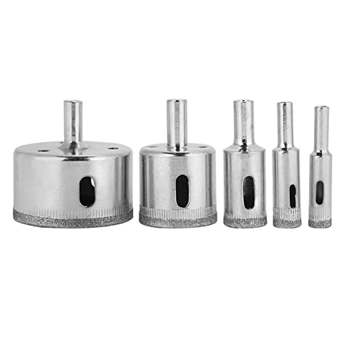 Juego 10 brocas de perforación 3-50mm recubiertas de diamante miniatura 5