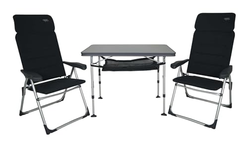 Crespo AA/213 Air-Elite Gris : Ensemble Fauteuils et Table de Camping - 4