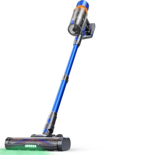 SunSare Akku Staubsauger Kabellos 600W/50000Pa/65Min, Akkustaubsauger mit 1M Schlauch, Aromafunktion, Flexibles Biegegelenk… – Ansicht 1