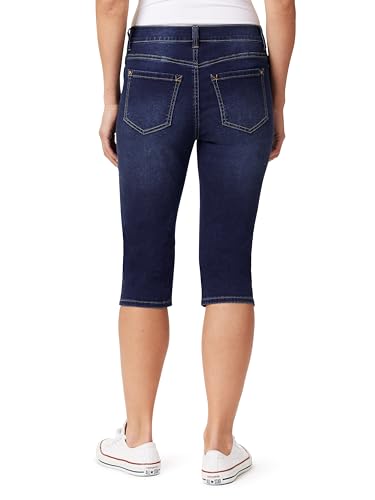 WallFlower Women's Irresistible 17" Skinny Capri Jeans High-Rise Insta Soft Juniors3