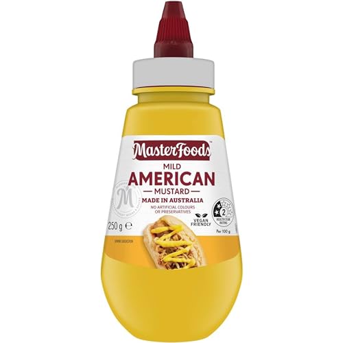 MasterFoods Mustard Mild American 250g Bottle
