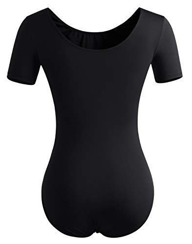 Danshow Women Short Sleeve Ballet Leotards For Adult Dance thumb #1