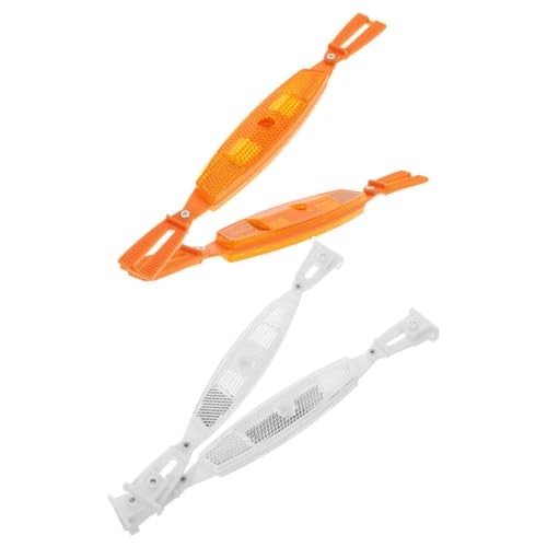 POPETPOP 4Pcs Bicycle Reflectors Durable Clips for Enhanced Visibility at Night Stylish Safety for Mountain and Road Bikes for Adults