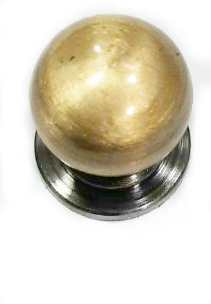 100% Pure Brass Ball knob 12mm (0.5 inch) Very Small Size | Pack of 10 pcs | Durable Heavy Metal knob | Door/Drawer Knob
