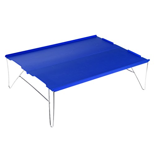 YIJU de Acampamento Ao Ar Livre Dobrável Compacta Portátil de Alumínio com Bolsa de Transporte - Azu