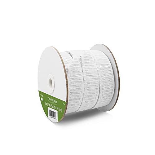 Dritz 9407W Non-Roll Woven Elastic, White, 1-Inch By 12-Yard #TOP1