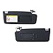 RQHEQLJV Black Sun Visor Compatible for VW Golf 7 MK7 GTI Superb3 Car Front SunVisor Panel with Makeup Mirror Black Sunshade 5GG857551(1 Pair)
