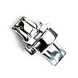 [松重商店]DX01as 20mm Dバックル 観音開き バックル シルバー(艶あり)