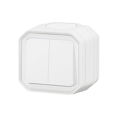 Commande double étanche Legrand Plexo 10A pour pose en saillie - 2
