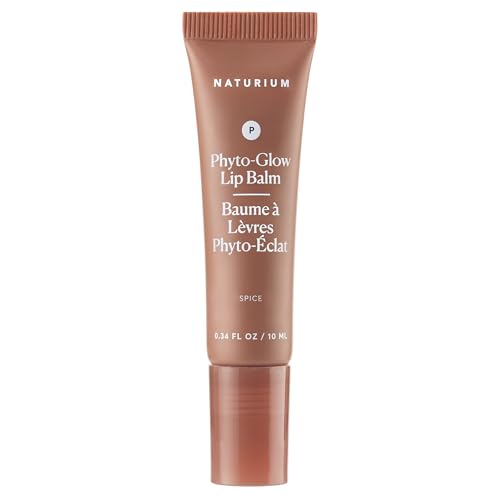 Naturium Phyto-Glow Lip Balm, Hydrating Lip Care with a Glossy Finish, 0.34 oz Spice - image 1
