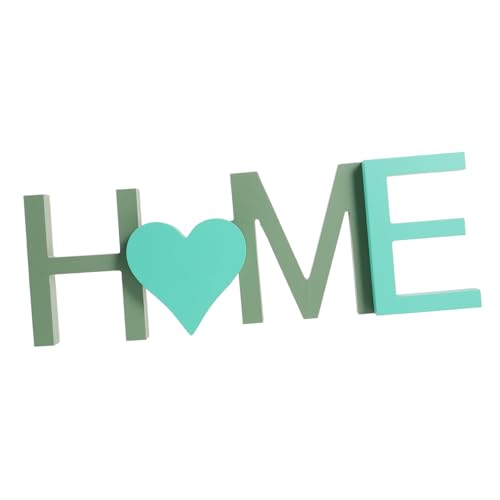 Holibanna 1Juego Letrero Decorativo De Madera Home Letras Recortadas para Decoración De Pared Adorno Rústico para Salón y Habitaciones Infatiles