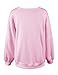 Fanway&EC Girls Casual Crewneck Sweatshirts Long Sleeve Oversized Cute Pullover Fleece Fashion Fall Tops Pink