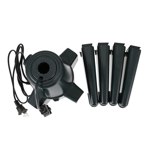 CIMAXIC 1pc Christmas Tree Base Tree Support Rotatable Electric Stand 1.8-2.1m Fit