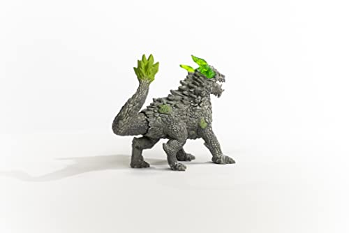 Image of Schleich Eldrador Creatures - 7 inch Stone Dragon Figurine - Fun Fantasy Animal Figure for Imaginative Play for Boys and Girls - Durable Rock Beast Toy - Cool Monster Toys for Kids Ages 7+ | 70149