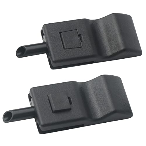 Door Locking Knob Tab Black (pair) for Chevy GMC, Silverado Sierra