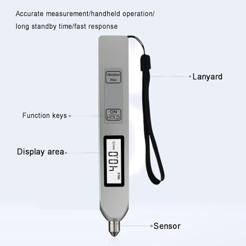 Détecter les défauts mécaniques facilement avec ce testeur de vibration portable à écran LCD