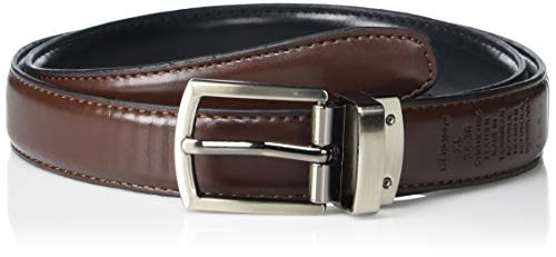 Chaps Girls' 1" Reversible Dress Casual Belt, Black/Brown, X-Small (18-20)2